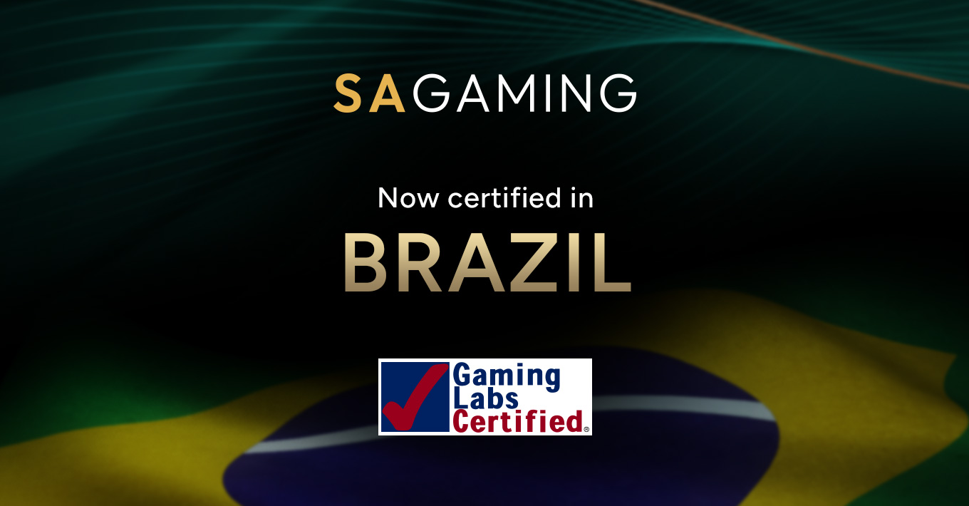 SA Gaming kini tersertifikasi di Brasil!