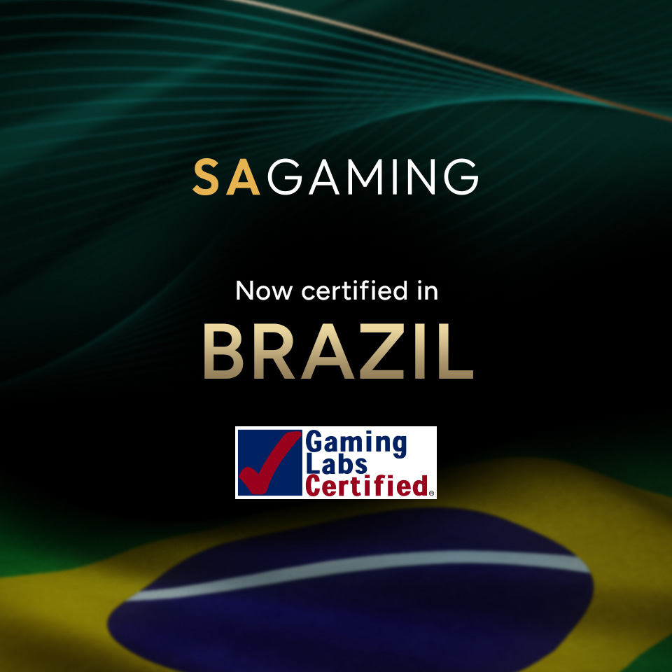 SA Gaming kini tersertifikasi di Brasil!